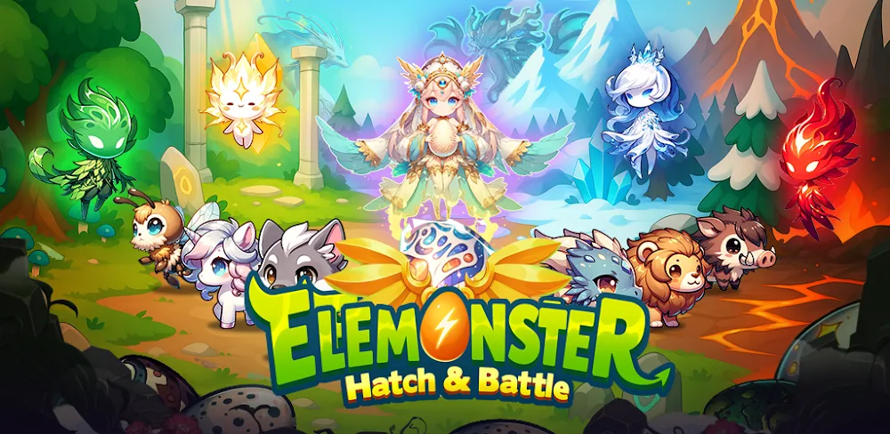 Elemonster : Hatch and Battle v1.1.29 MOD APK (Menu, Free Purchase)
