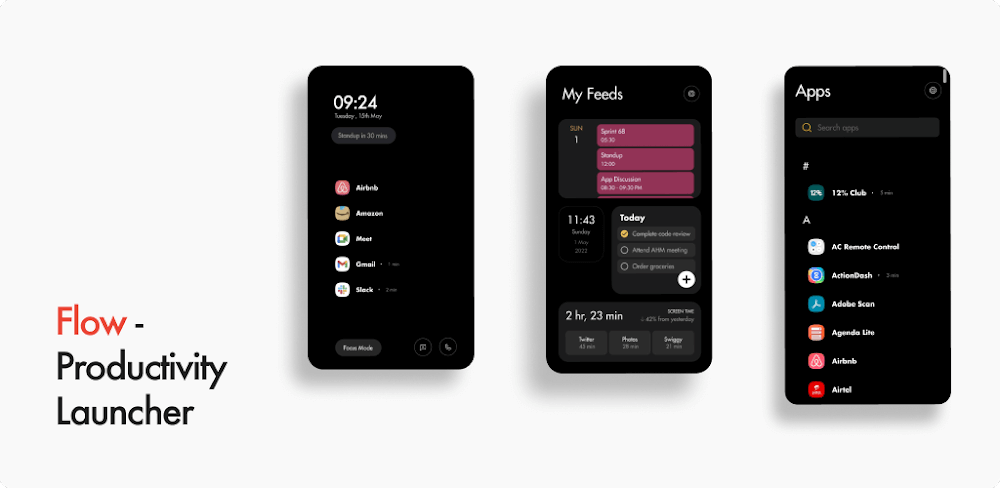 Flow Minimalist Launcher v23 MOD APK (Premium Unlocked)