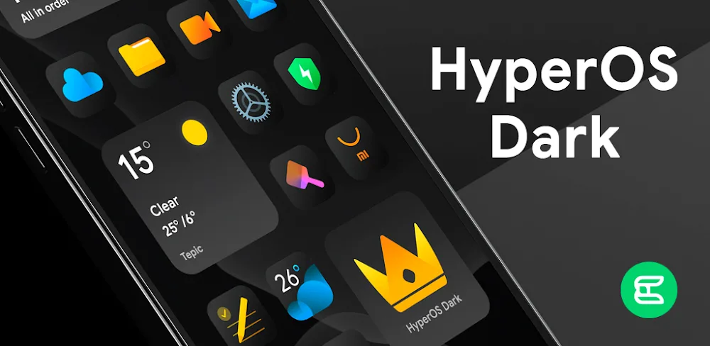 HyperDark – Icon Pack v1.1.9 APK (Full Version)