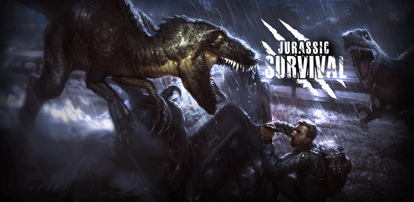Jurassic Survival v2.7.8 MOD APK (Menu, One Hit, Free Craft)