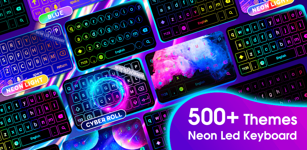 Neon LED Keyboard v3.8.7 MOD APK (Premium Unlocked)