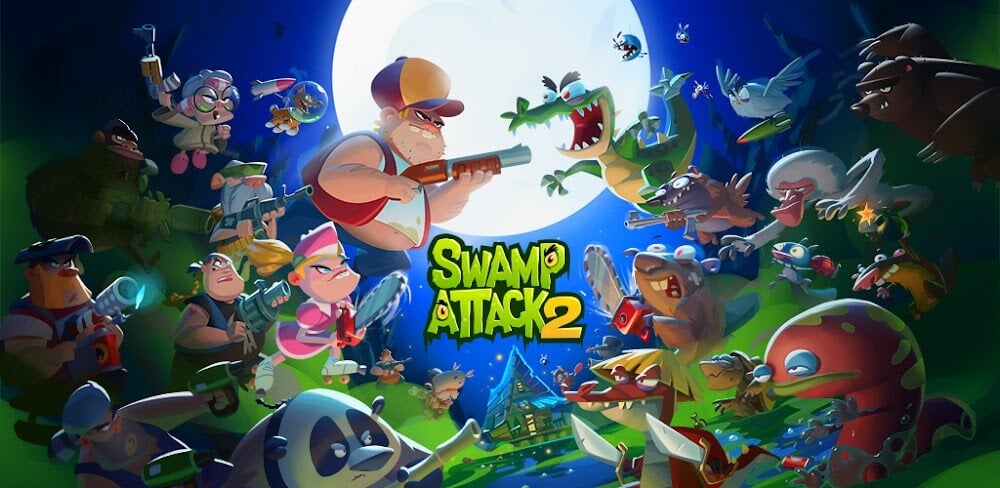Swamp Attack 2 v1.0.89 MOD APK (Unlimited Money)